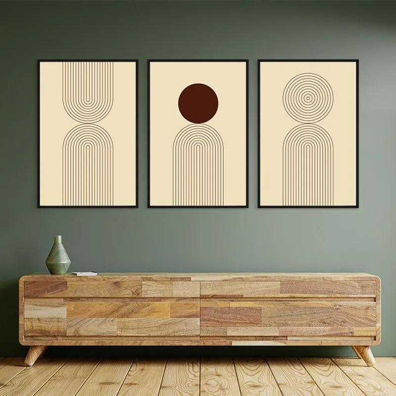 Obraz Multicanvas Cream Set mockup 2