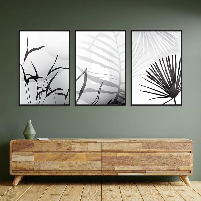 Obraz Multicanvas Leaf Shadow mockup 2