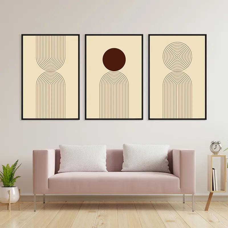 Obraz Multicanvas Cream Set mockup 3