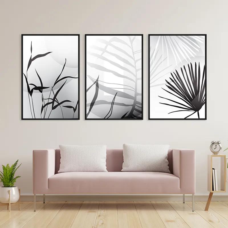 Obraz Multicanvas Leaf Shadow mockup 3