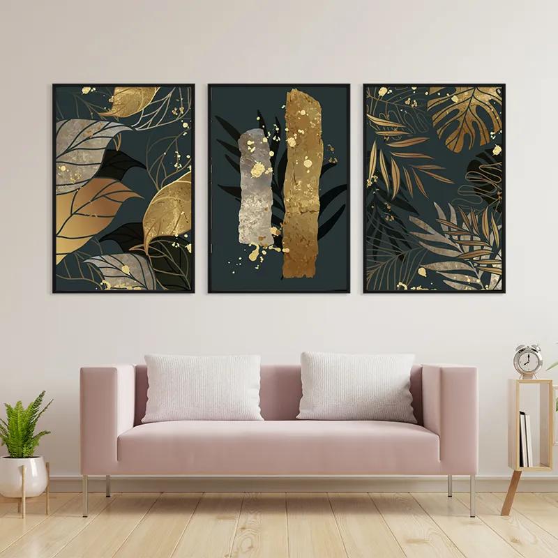 Obraz Multicanvas Tropical Leaves mockup 3