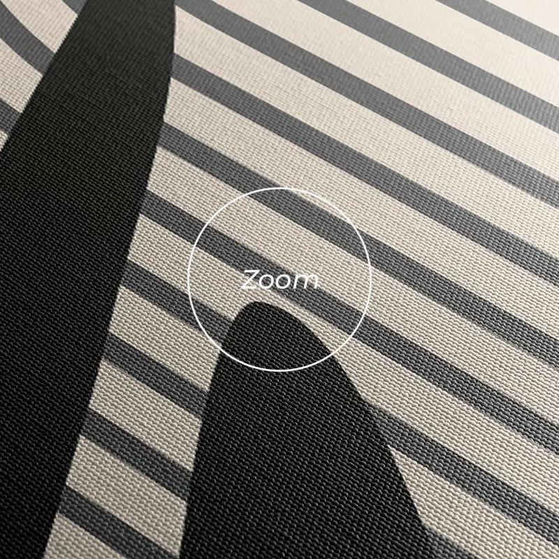 Obraz Multicanvas Dark Grey Leaf mockup 1