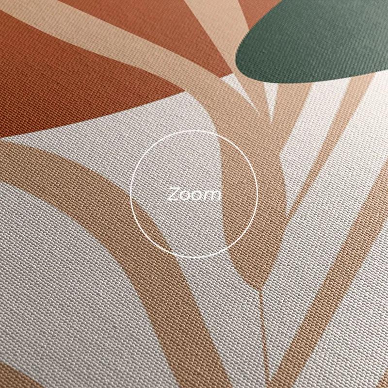 Obraz Multicanvas Tropical Green Leaves mockup 1