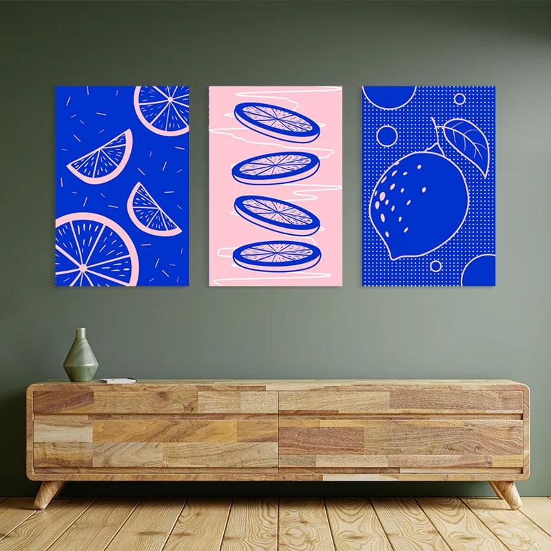 Obraz Multicanvas Lemon Set mockup 2