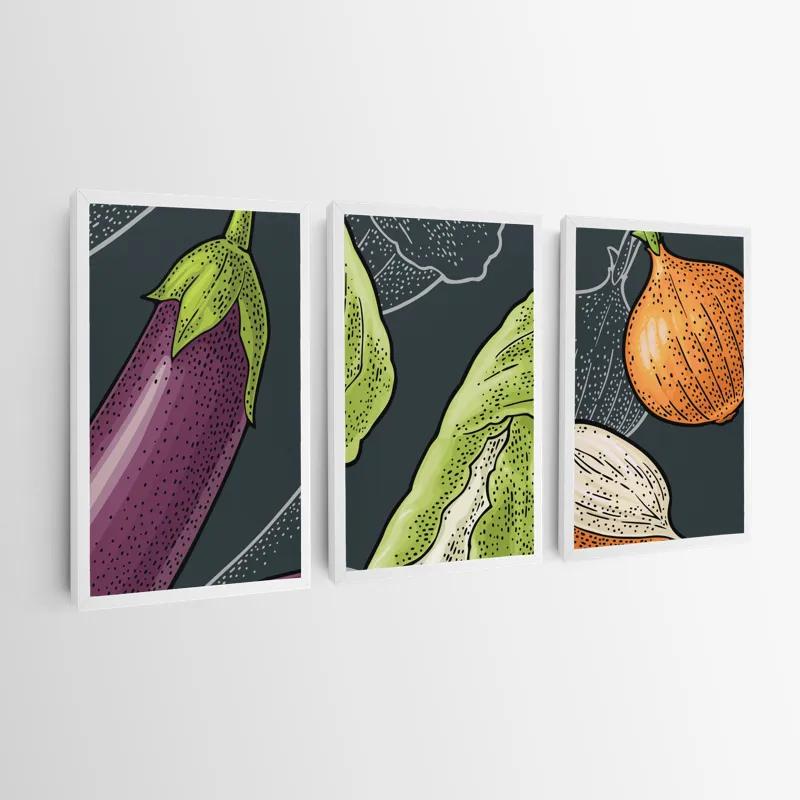 Obraz Multicanvas Vegetablesrt mockup 0