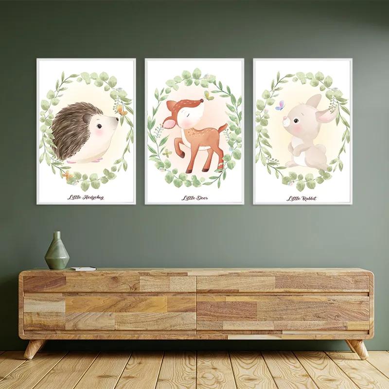 Obraz Multicanvas Animals Portrait mockup 2