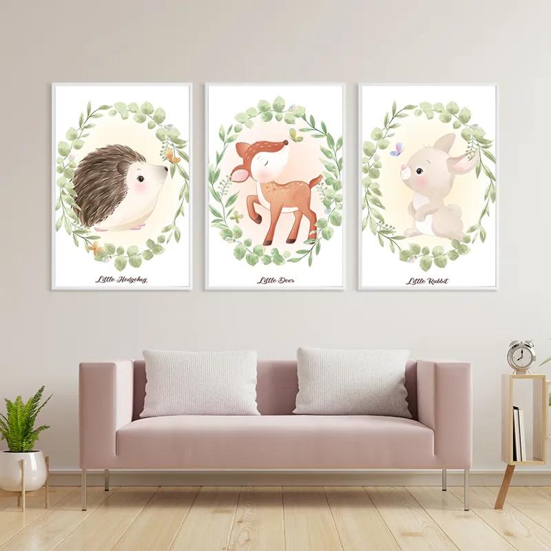 Obraz Multicanvas Animals Portrait mockup 3