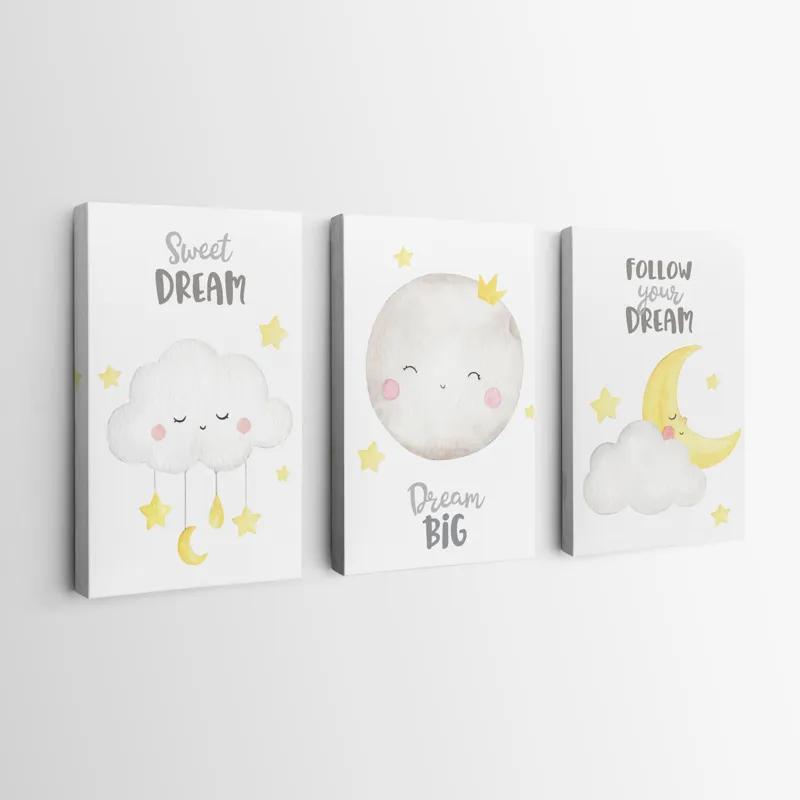 Obraz Multicanvas Dreamig Set mockup 0
