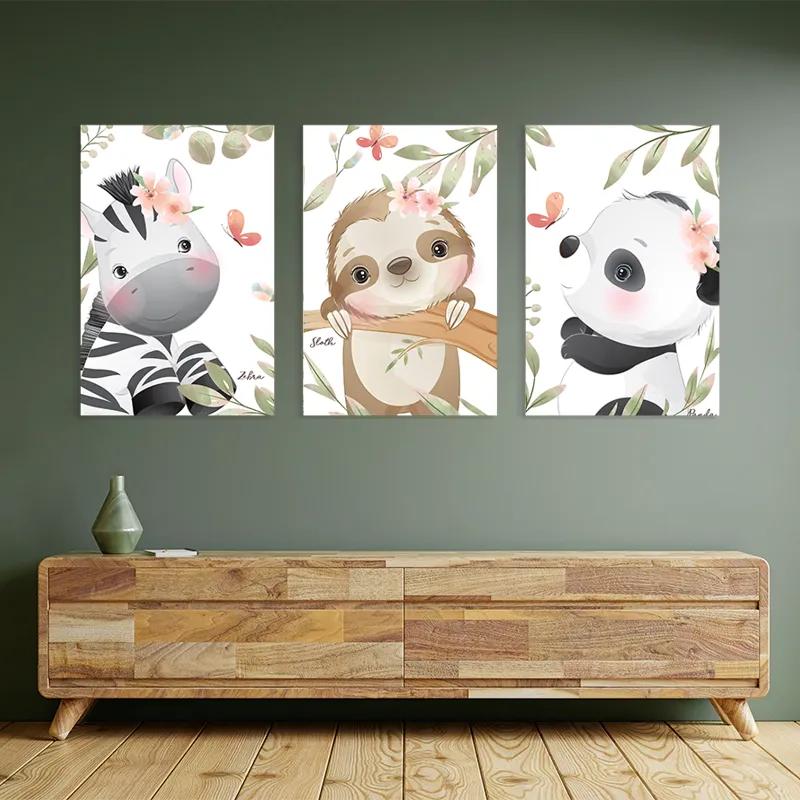 Obraz Multicanvas Cutenimals mockup 2