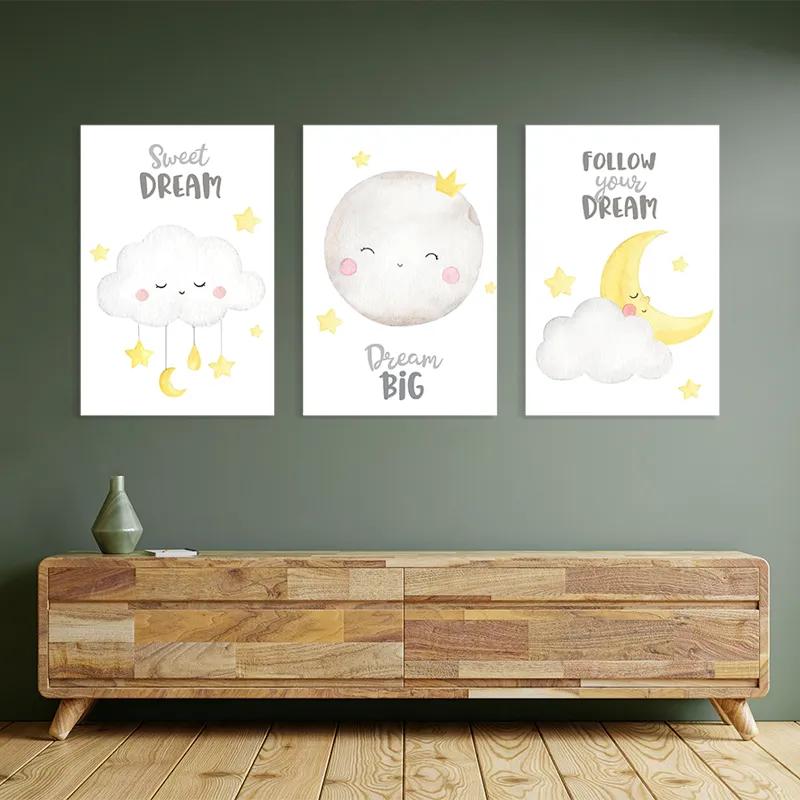 Obraz Multicanvas Dreamig Set mockup 2