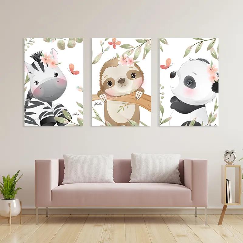 Obraz Multicanvas Cutenimals mockup 3