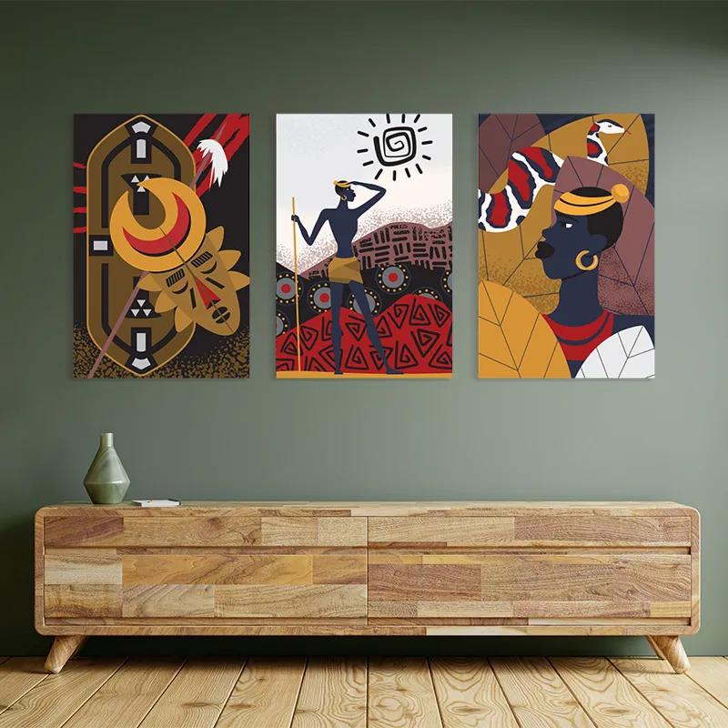 Obraz Multicanvas Hunters Set mockup 2