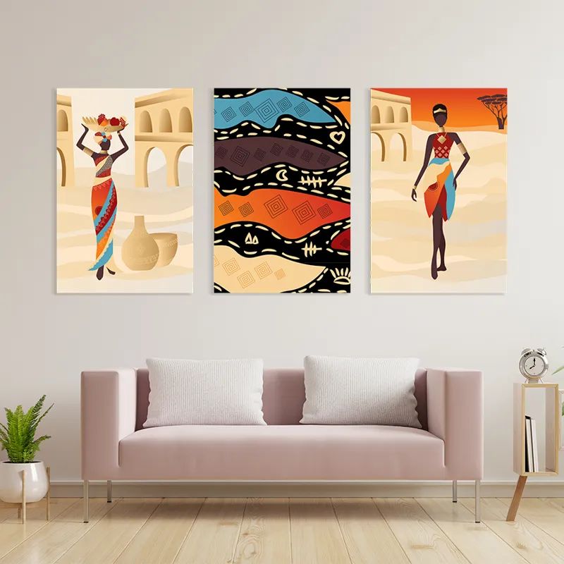 African Woman Set mockup 3