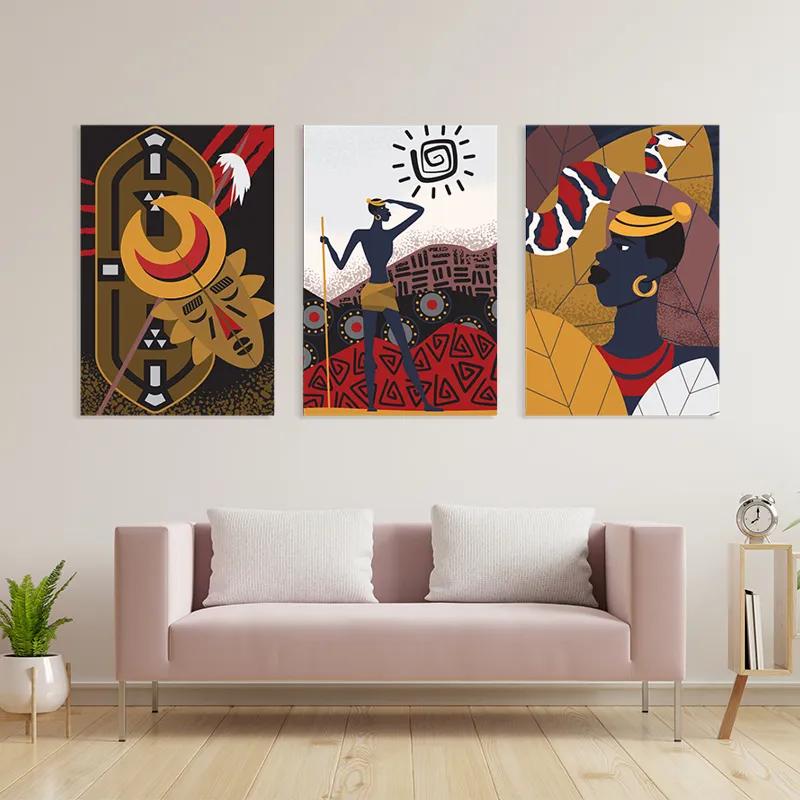 Obraz Multicanvas Hunters Set mockup 3