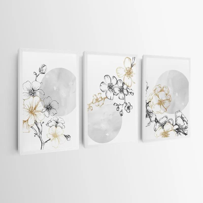 Obraz Multicanvas Grey Moon Nature Set mockup 0