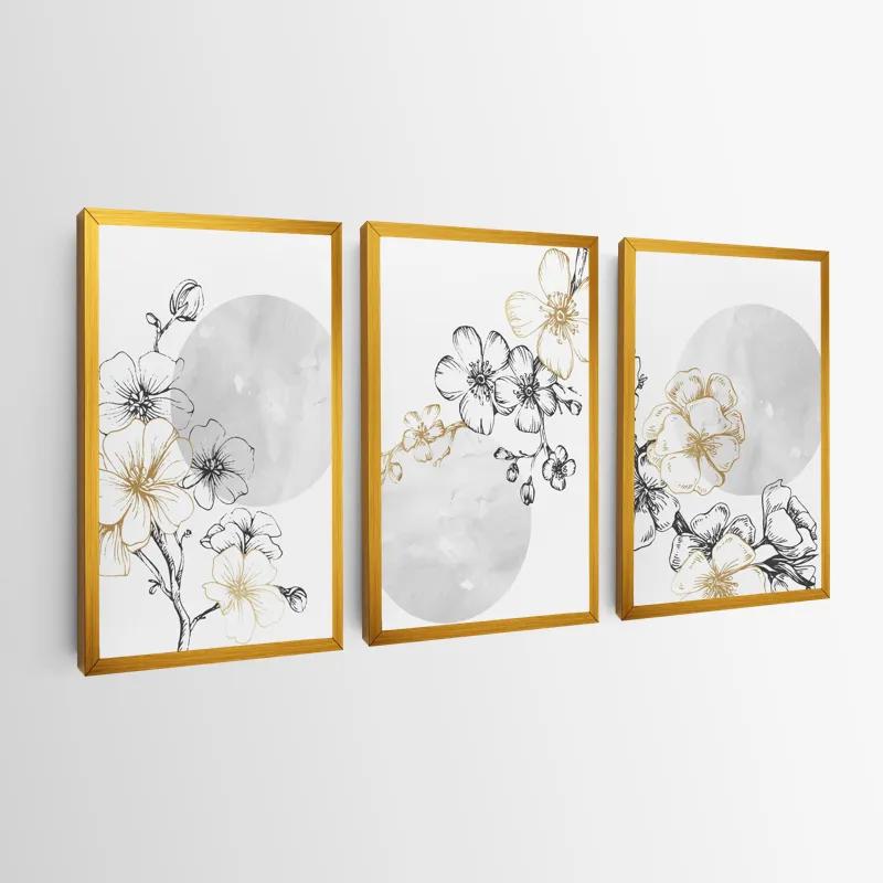 Obraz Multicanvas Grey Moon Nature Set mockup 0