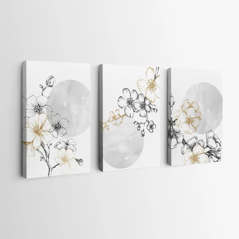 Obraz Multicanvas Grey Moon Nature Set mockup 0