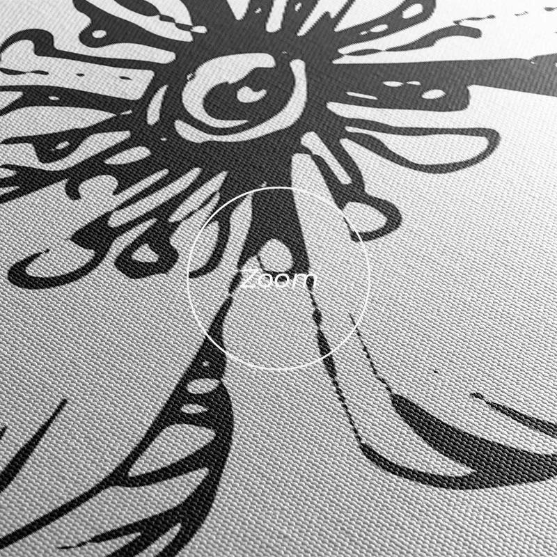 Obraz Multicanvas Grey Moon Nature Set mockup 1