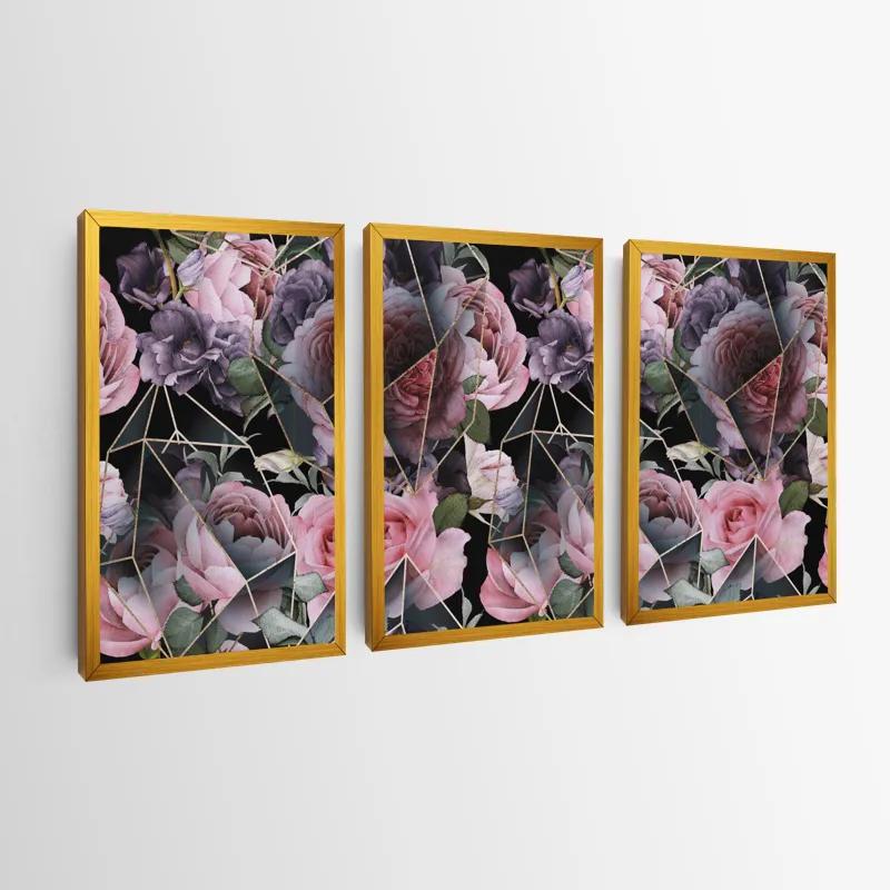 Obraz Multicanvas Glass Flower mockup 0