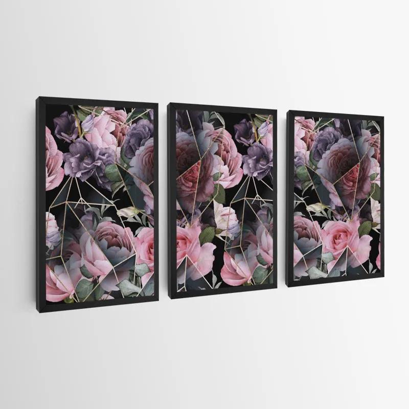 Obraz Multicanvas Glass Flower mockup 0