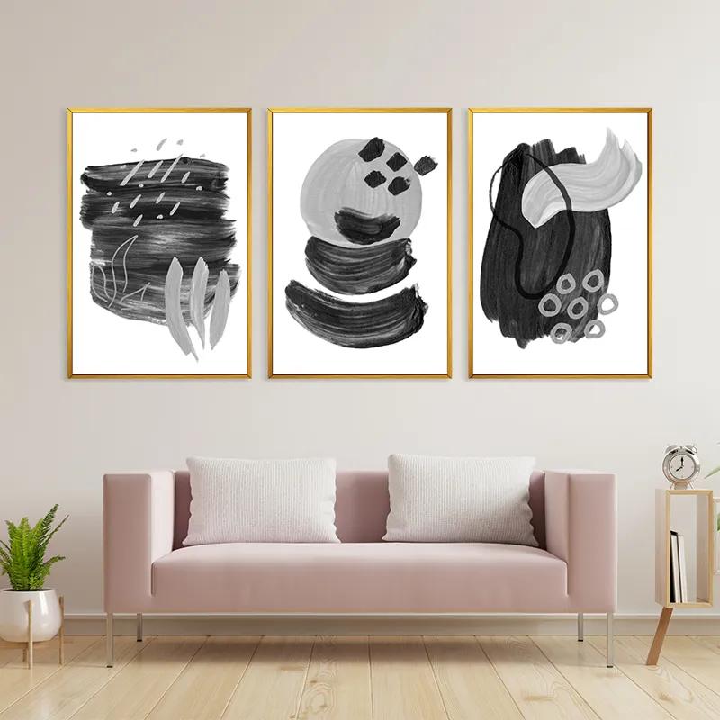 Obraz Multicanvas Minimalist Grey mockup 3