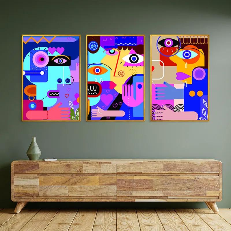 Obraz Multicanvas Personbstract Set mockup 2