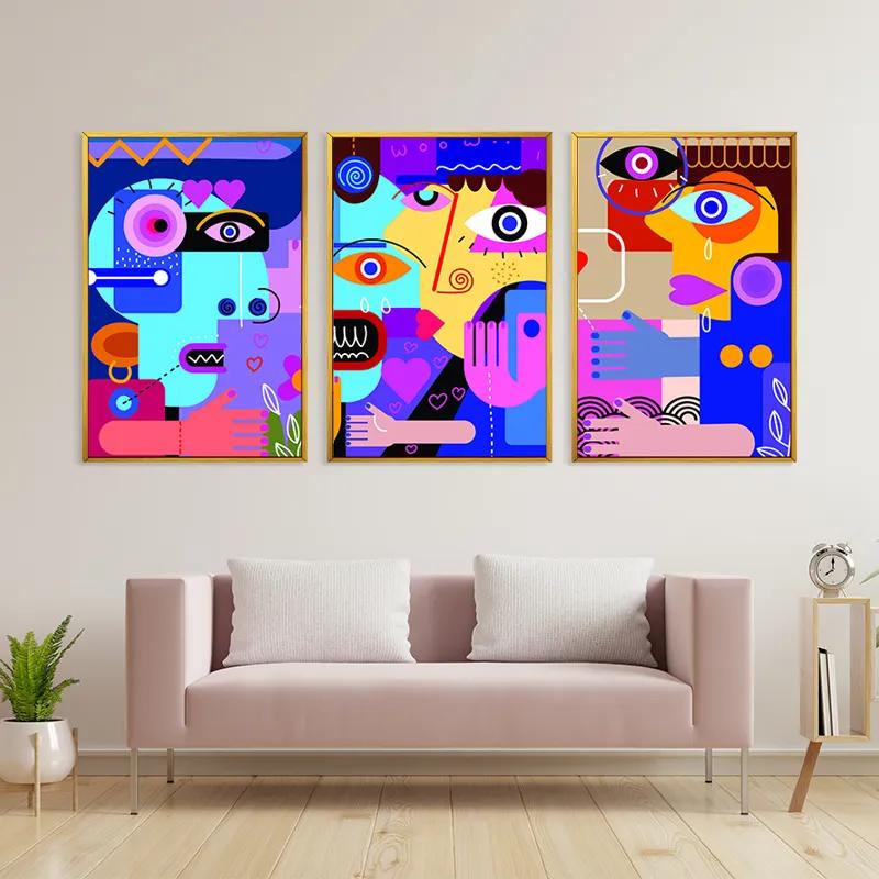 Obraz Multicanvas Personbstract Set mockup 3