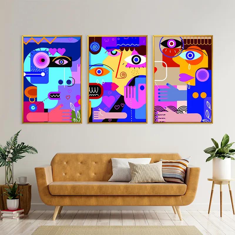 Obraz Multicanvas Personbstract Set mockup 4