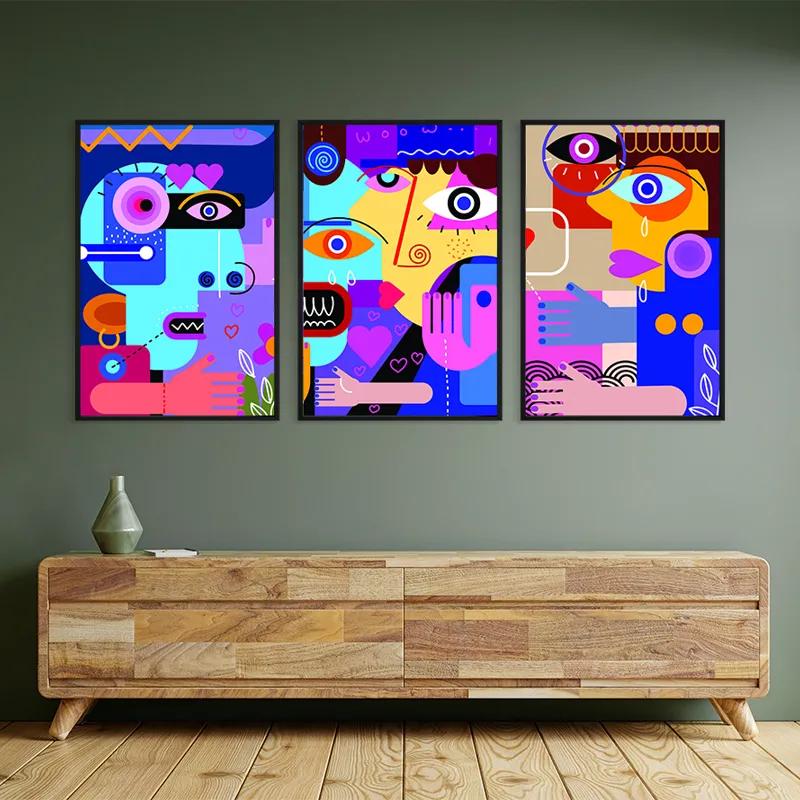 Obraz Multicanvas Personbstract Set mockup 2