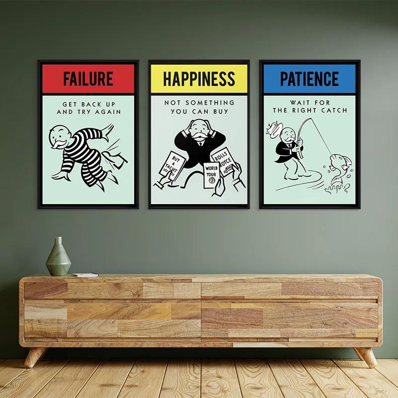 Obraz Multicanvas Monopoly Life Set mockup 2