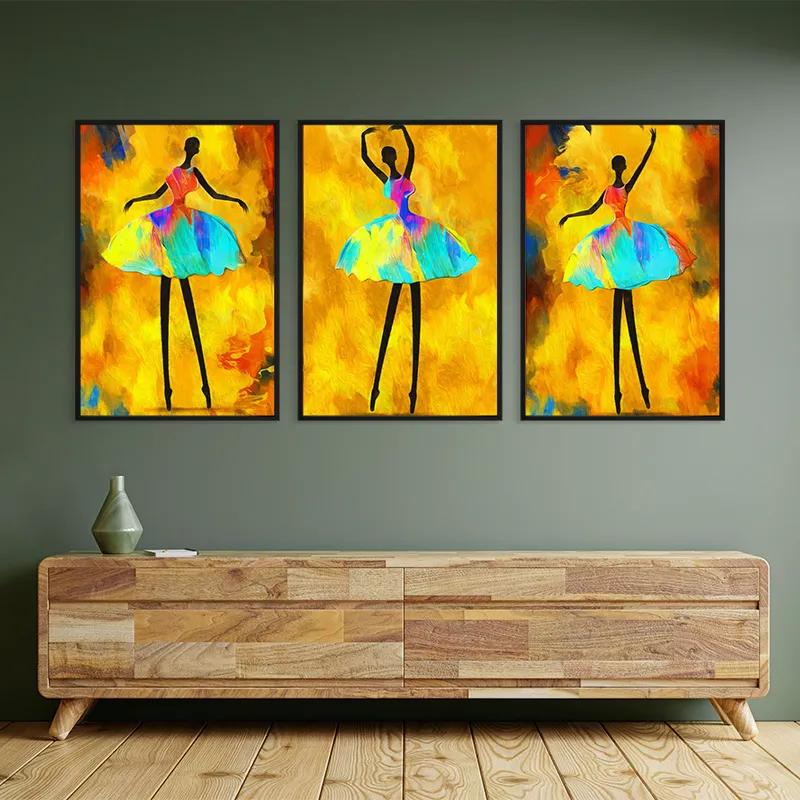 Obraz Multicanvas Paintedallerina mockup 2