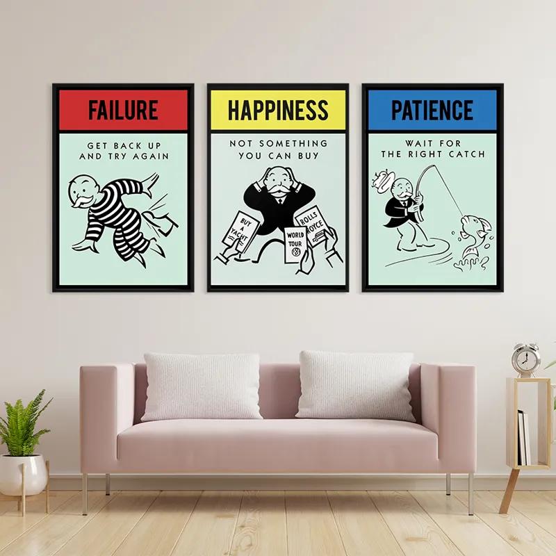 Obraz Multicanvas Monopoly Life Set mockup 3