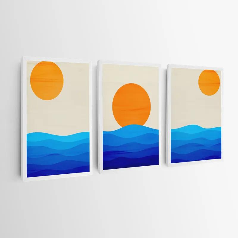 Obraz Multicanvas Stronglue Waves mockup 0