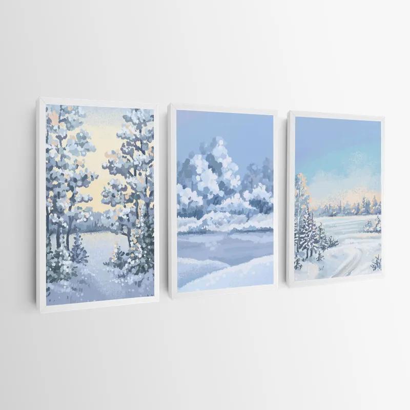 Obraz Multicanvas Art Winter Set mockup 0