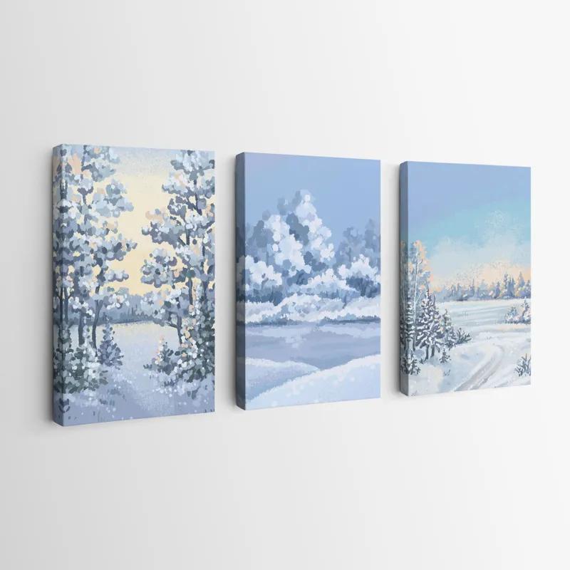 Obraz Multicanvas Art Winter Set mockup 0