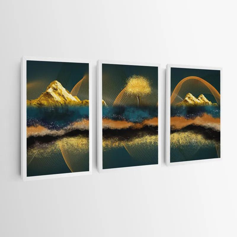 Obraz Multicanvas Mountain Waves mockup 0
