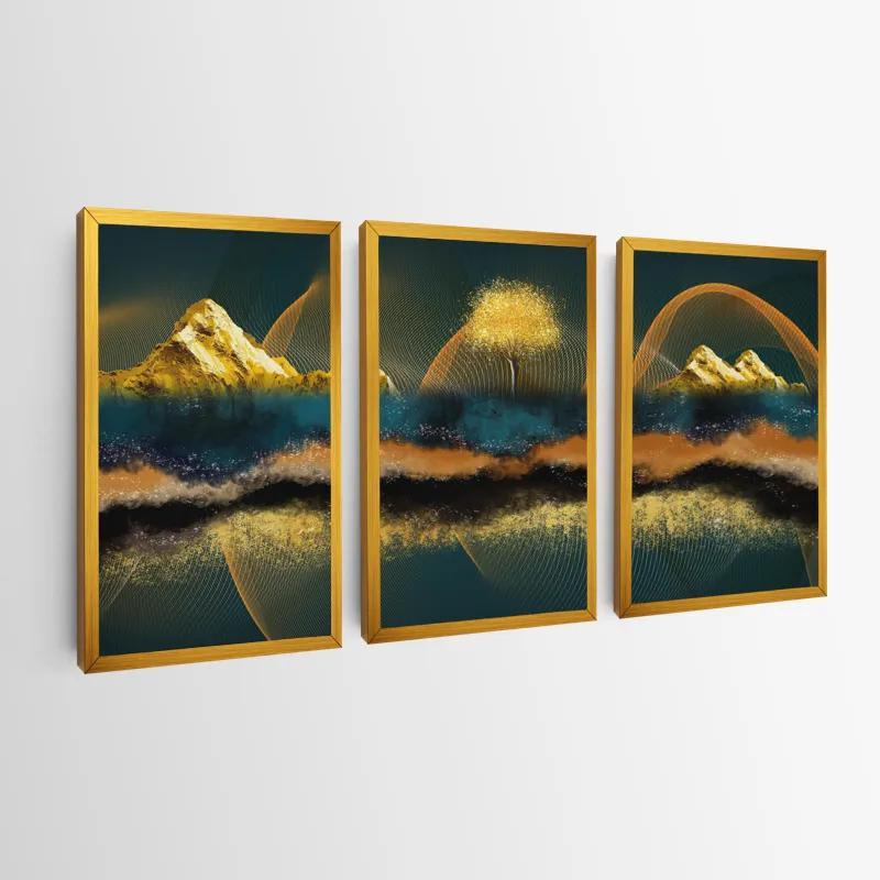 Obraz Multicanvas Mountain Waves mockup 0