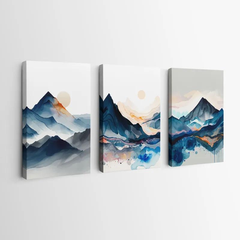 Obraz Multicanvas Paintinglue Mountain mockup 0