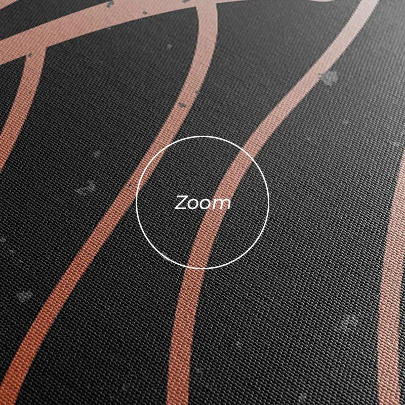 Obraz Multicanvas Orange Moon Line mockup 1