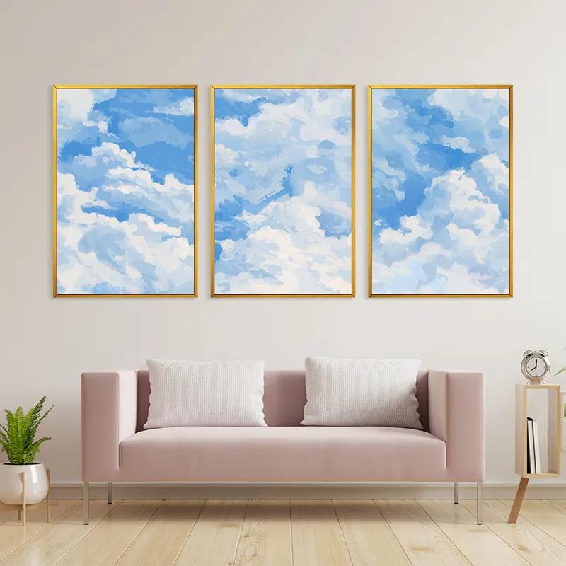 Obraz Multicanvas Clouds Set mockup 3