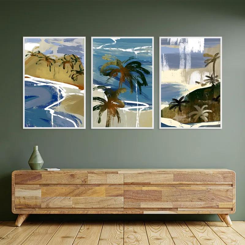 Obraz Multicanvas Beach Set mockup 2