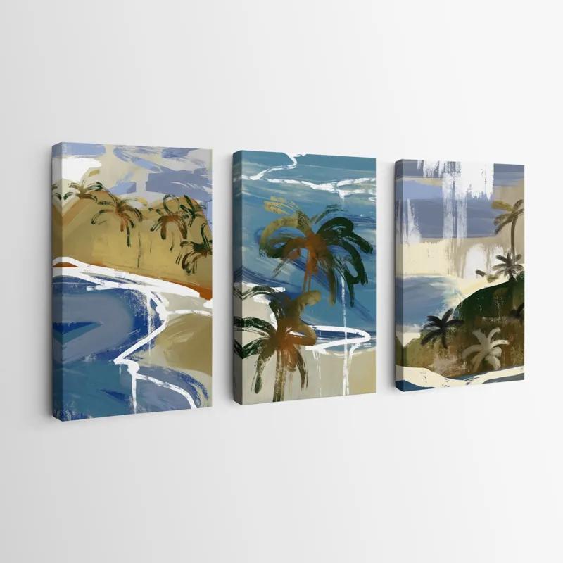 Obraz Multicanvas Beach Set mockup 0