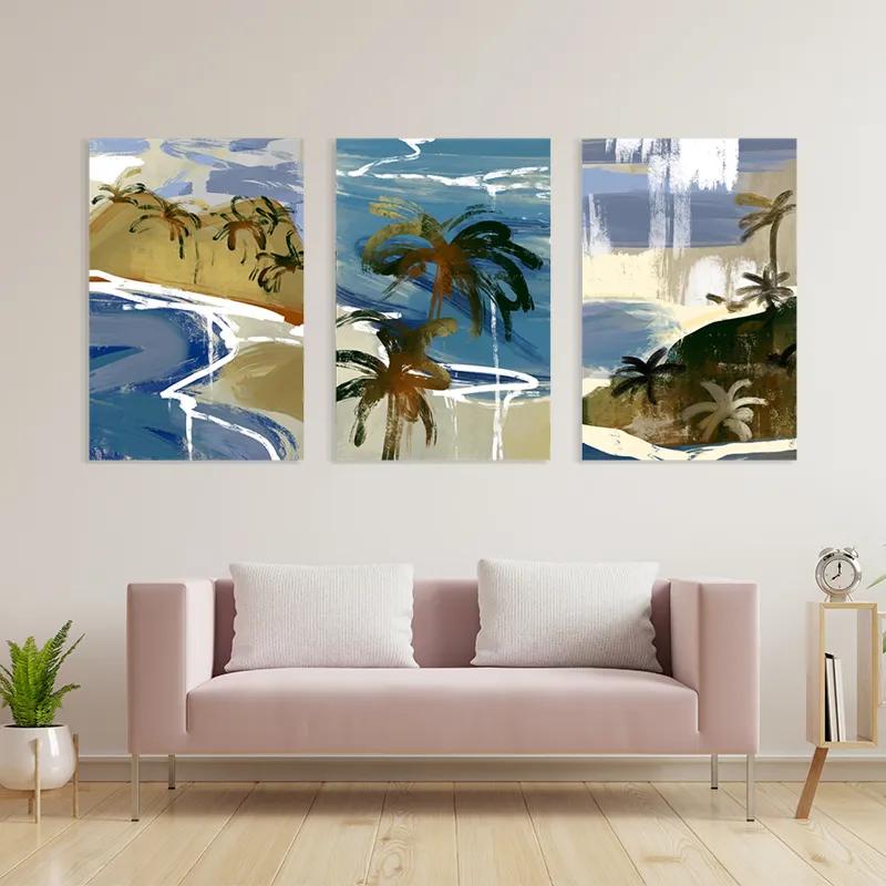 Obraz Multicanvas Beach Set mockup 3