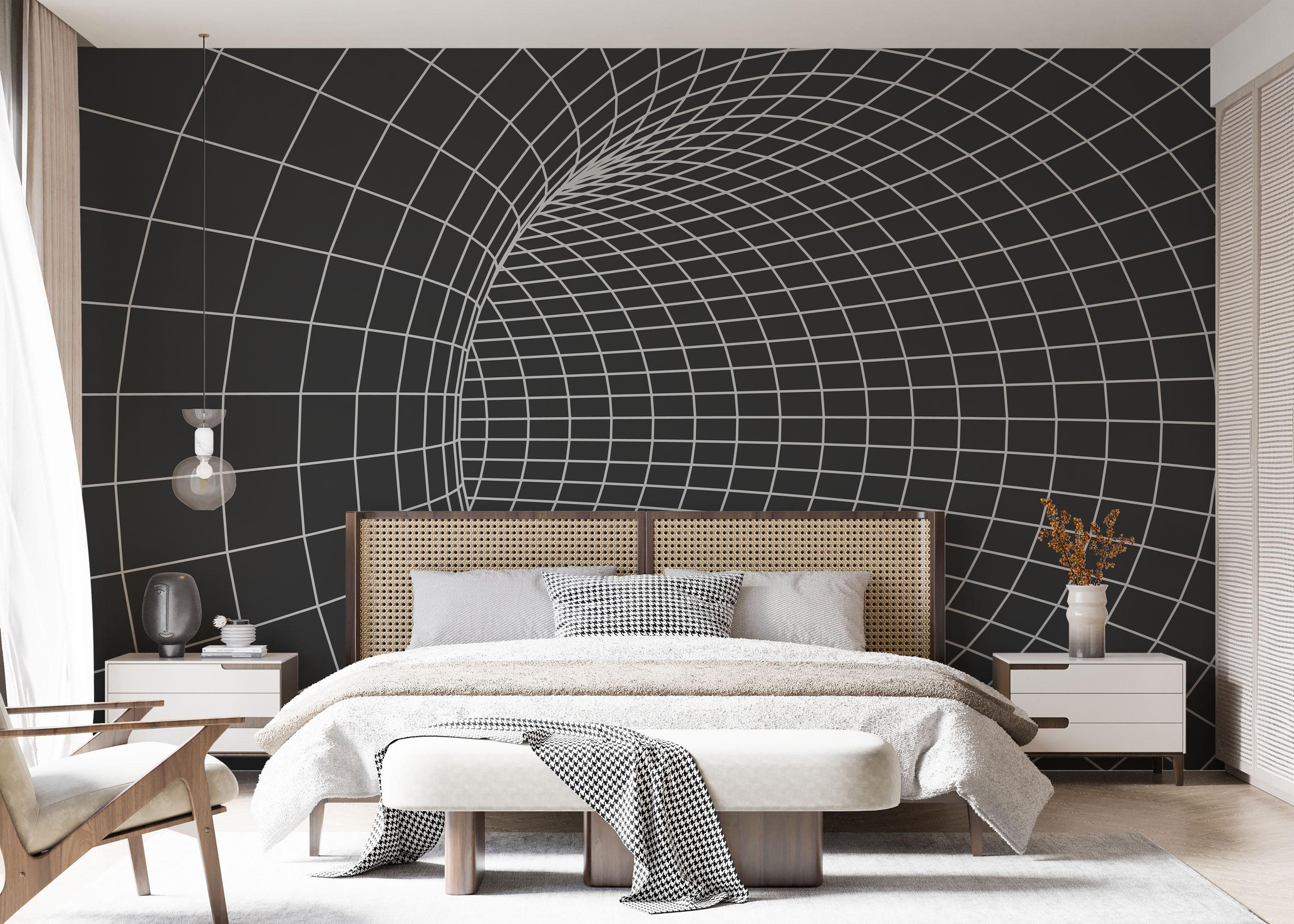 Fototapeta Grey Tunnel Line mockup 7