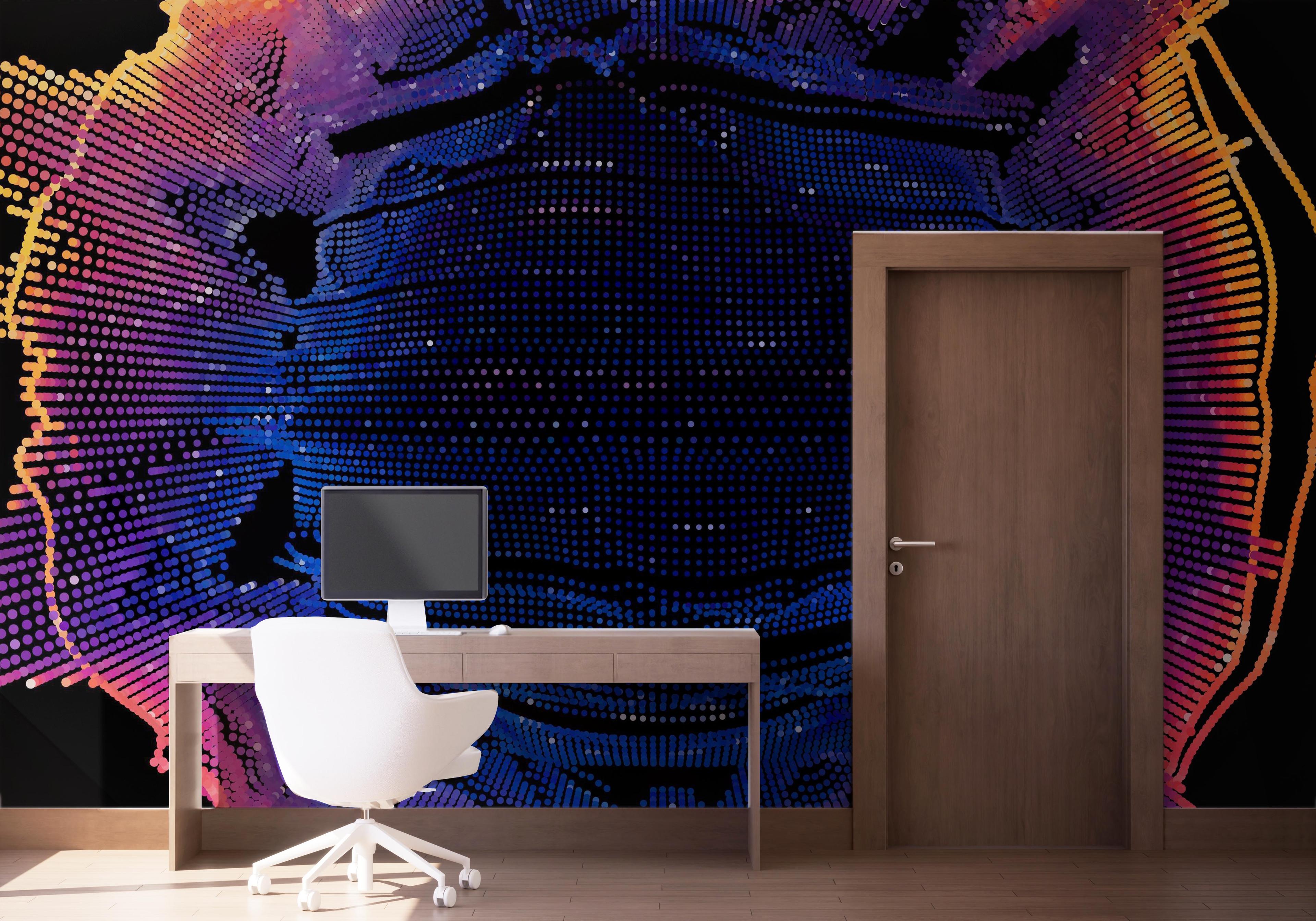 Fototapeta Colorful 3d Ball mockup 1