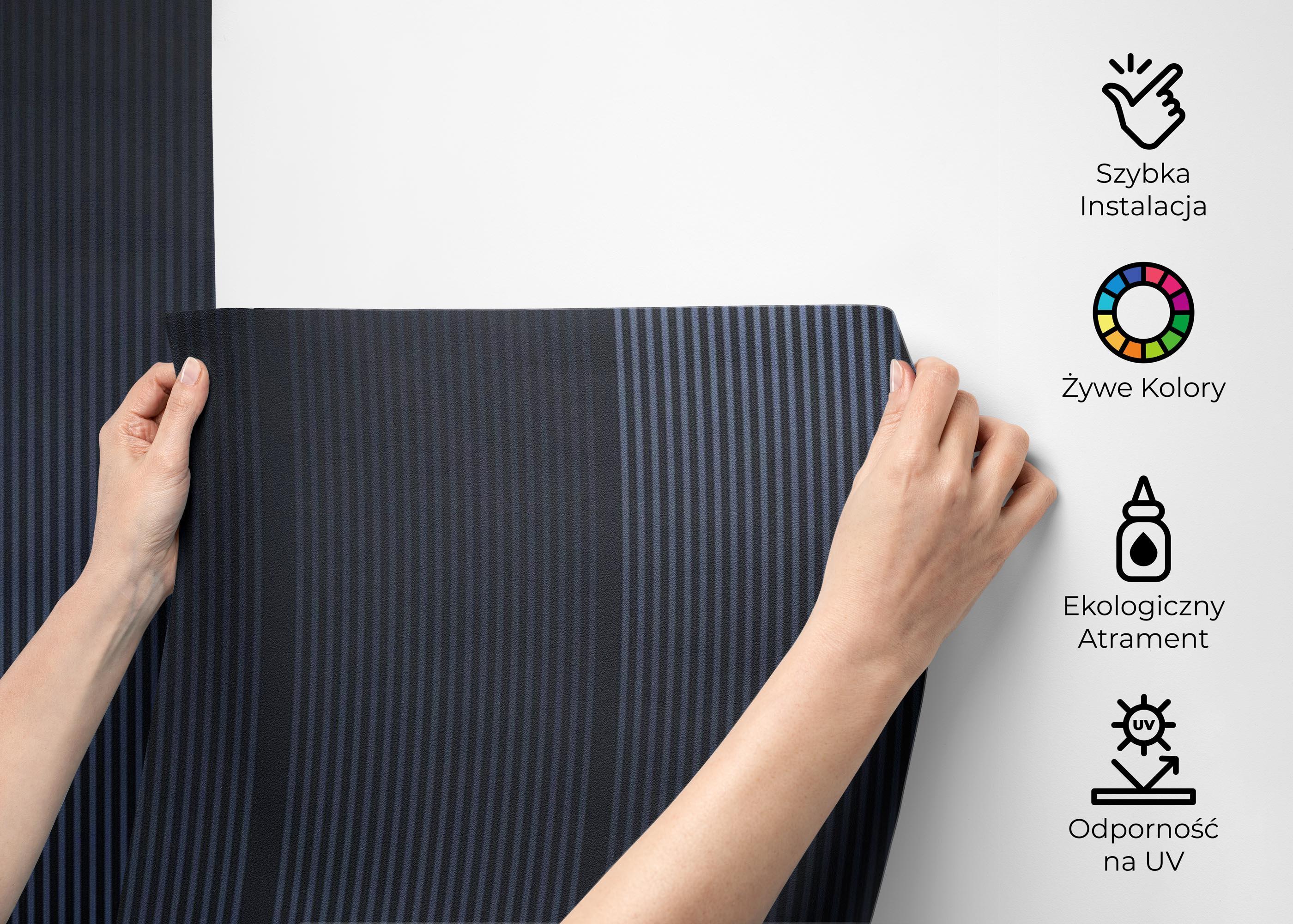 Fototapeta Curved Light Lines mockup 2