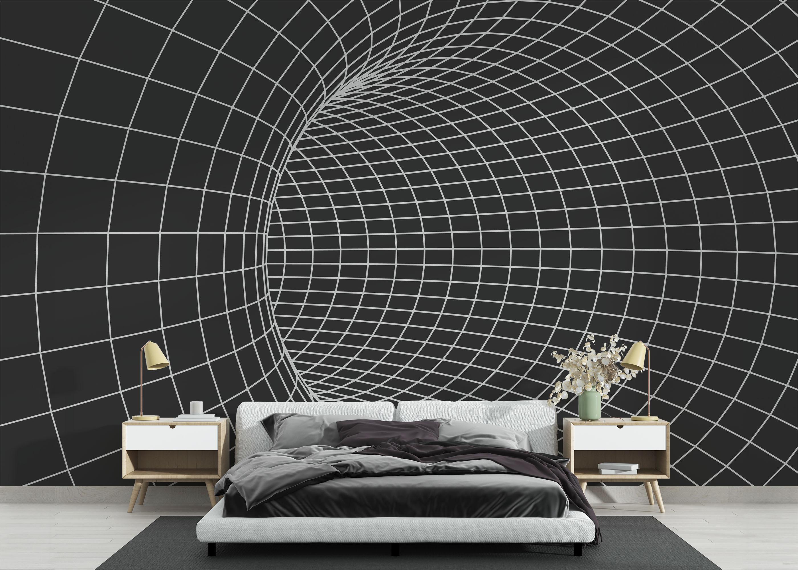 Fototapeta Grey Tunnel Line mockup 3