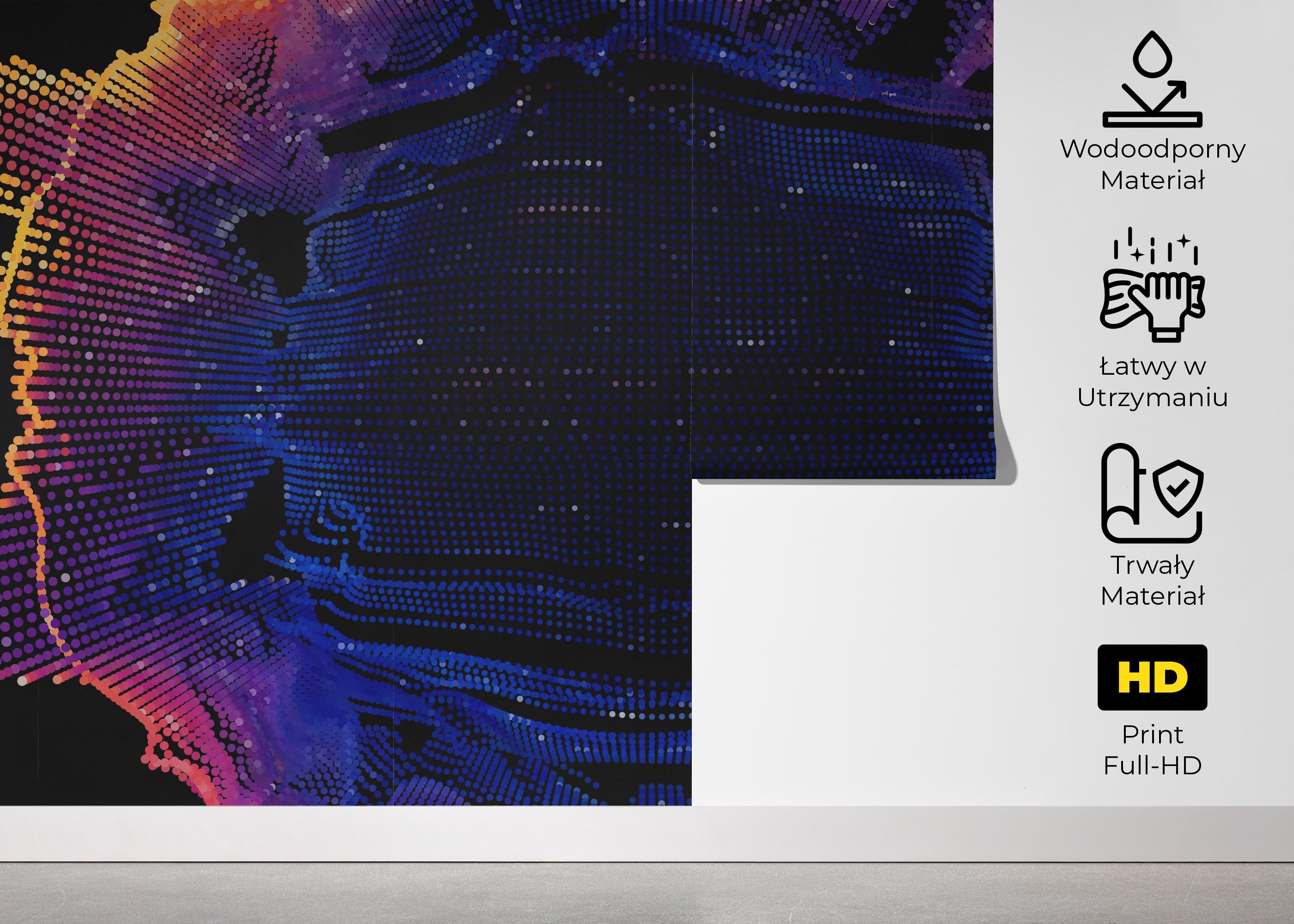 Fototapeta Colorful 3d Ball mockup 5