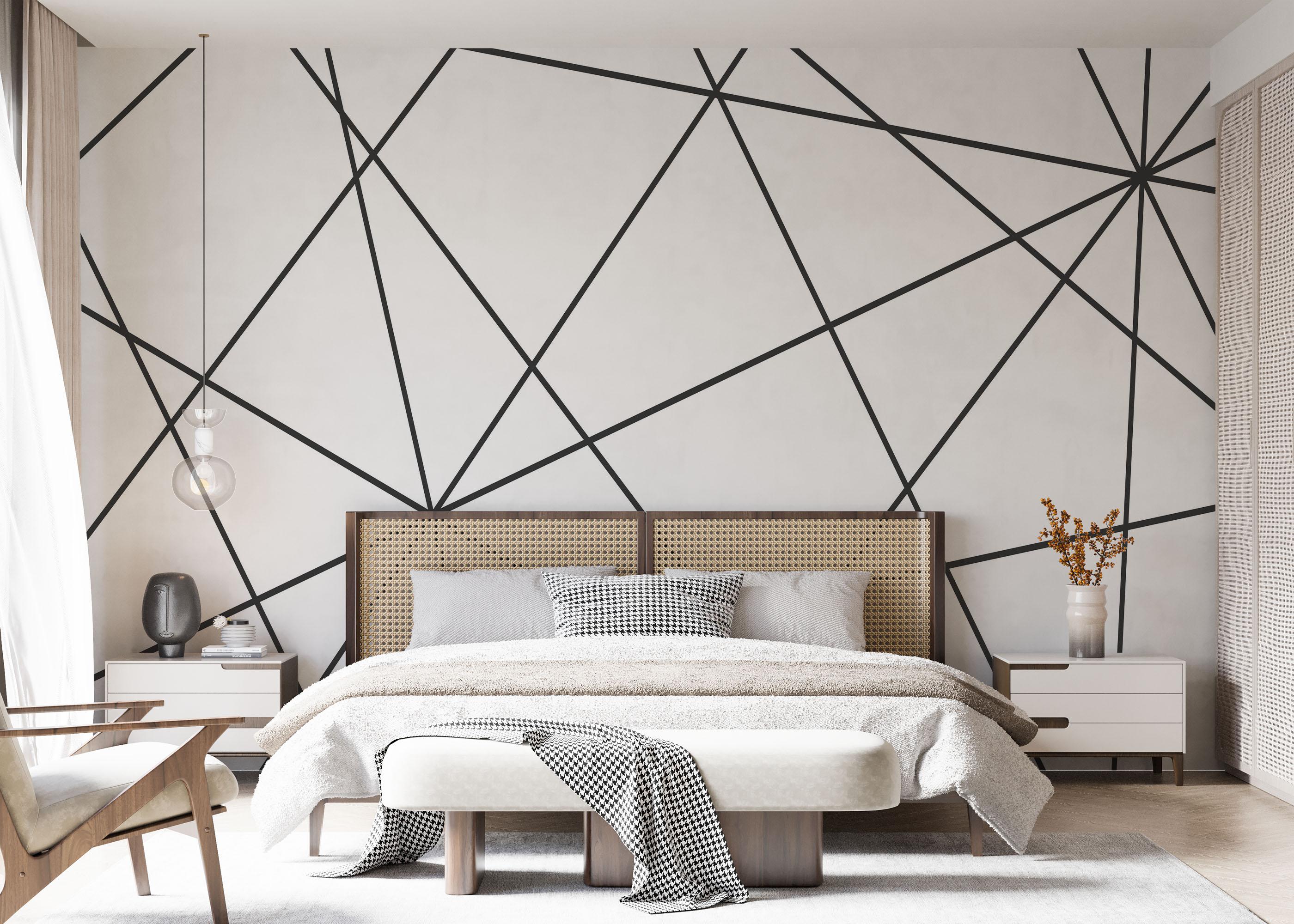 Fototapeta Black Triangle Cut mockup 7