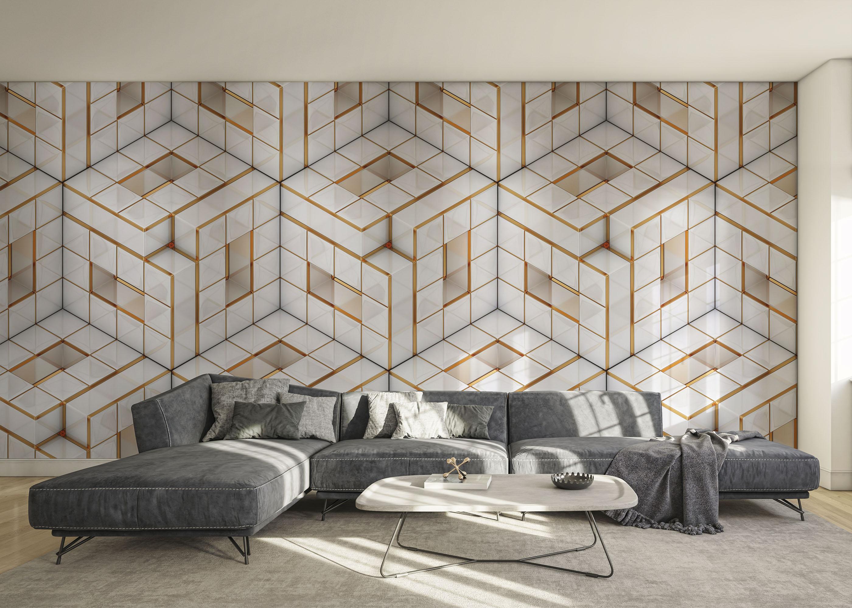 Fototapeta Geometric Pattern mockup 0